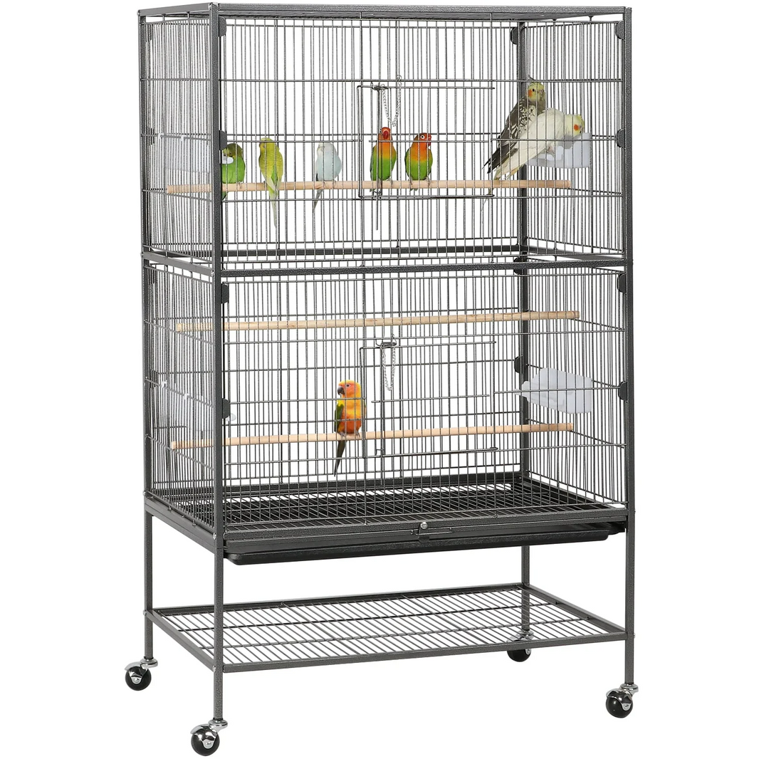 Large Rolling Bird Cage