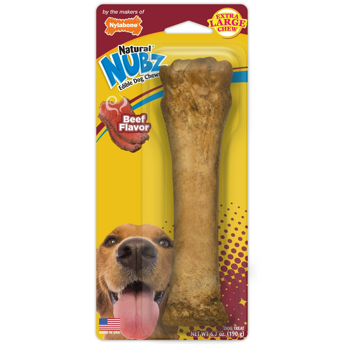 Long Lasting Edible Beef Dog Chews