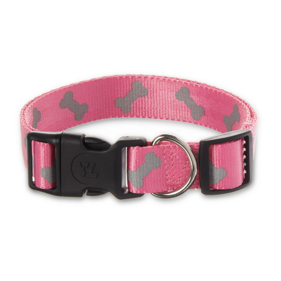 Reflective Polyester Adjustable Dog Collar