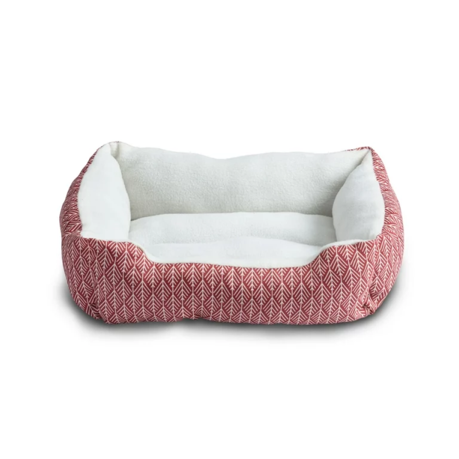 Vibrant Life Cuddler Pet Bed, Small, 19" x 15", Rust