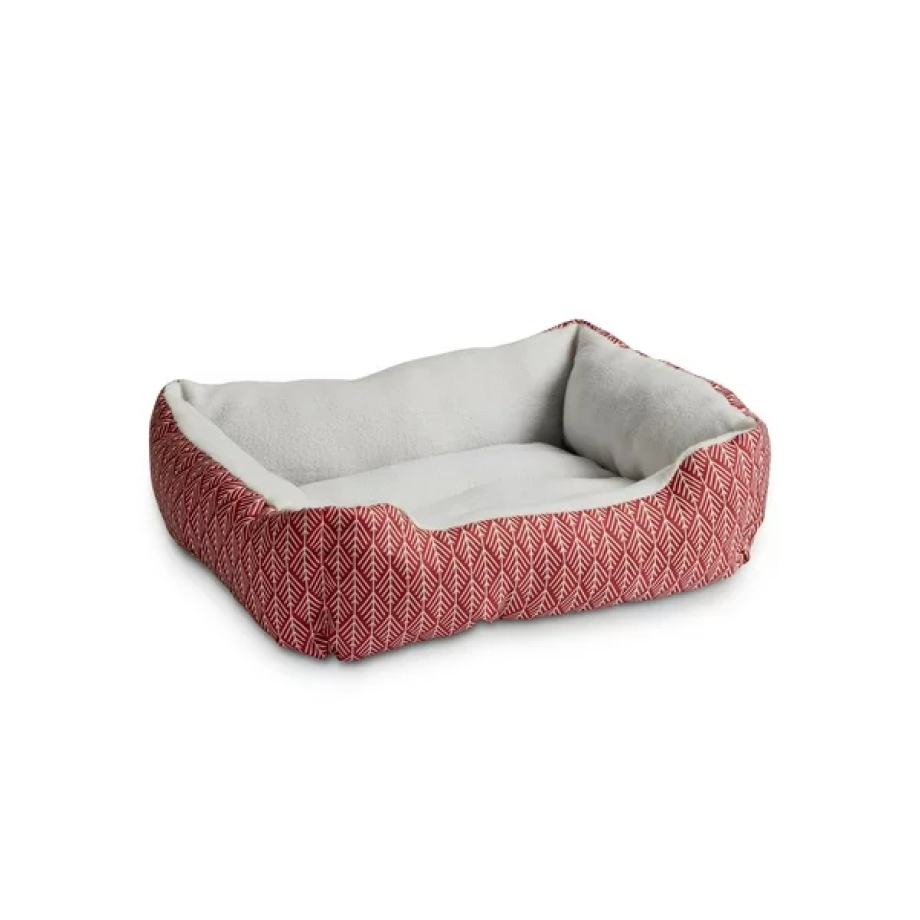 Vibrant Life Cuddler Pet Bed, Small, 19" x 15", Rust