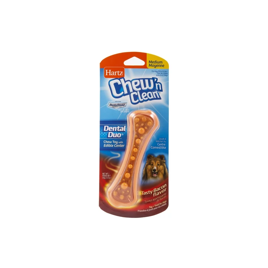 Hartz Chew 'n Clean Dental Duo Dog Toy