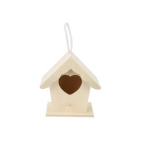 Wooden Bird House Garden Patio Decorative Nest Box