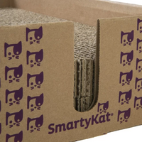 Infused Cardboard Corrugate Cat Scratch Pad Bed